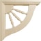 Ekena Millwork 1 1/2"W x 7"D x 7"H Andrea Wagon Wheel Bracket, Rubberwood BKT01X07X07ADRW - alternate 4